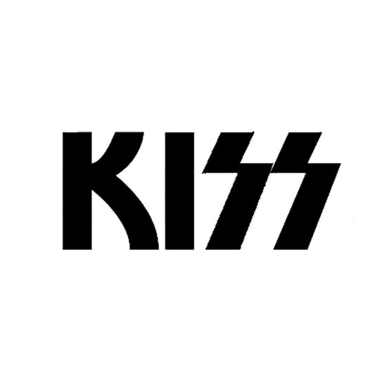 Fashion 12.7*5.4CM KISS  Car Body Stickers Fanatical Racing Creative Car Motorcycle Vinyl Decals