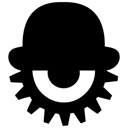 Fashion 13.6cm*15.1cm Display Clockwork  Stickers Decals Car Accessories