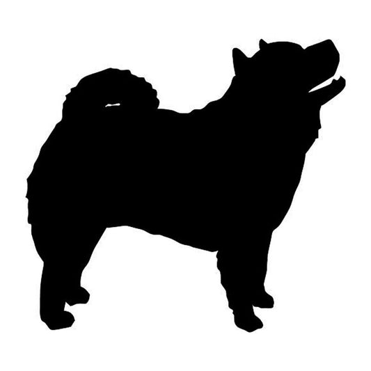 Fashion 10.2*9.5CM Chow Chow Dog Vinyl Decal Waterproof Car Window Stickers Bumper Car Styling