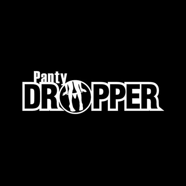 2018 NEW 20.5*6CM PANTY DROPPER  Body Fun Word Motorcycle Car Sticker Decal Car Styling