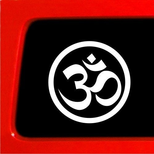 New Fashion OM OHM Yoga Vinyl sticker - Decal girl Car Sticker peace SYMBOL Gym