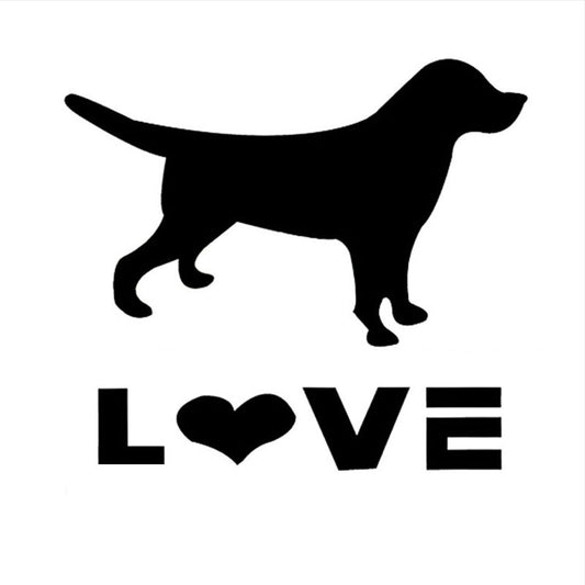 2018 NEW 1pcs Labrador Dog Car Stickers and Decals Motorcycle Accessories Vinyl Full Body Car Stylings and Stickers