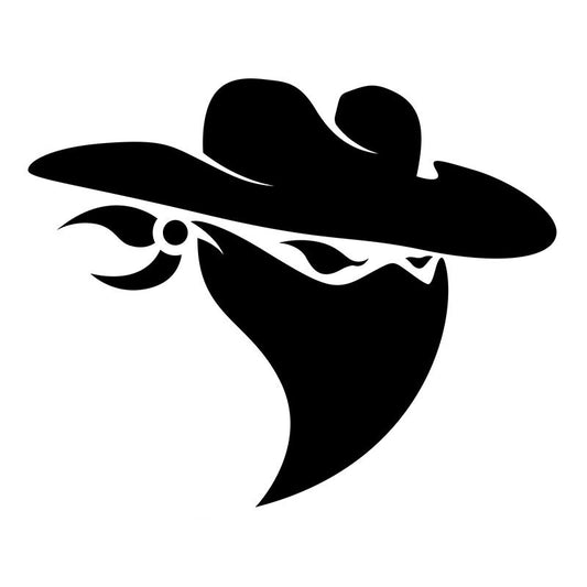 New Fashion  car sticker 18.5*15CM FUNNY COWBOY Car Styling Motorcycle sticker Home wall decals Car Accessory