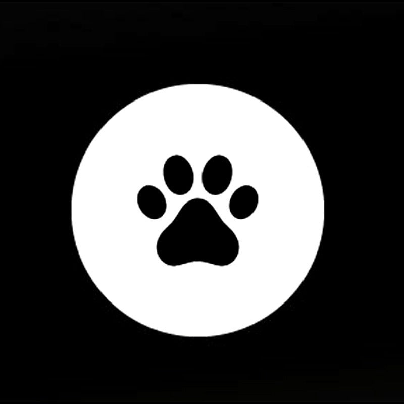 2018 NEW 12cm*12cm Cartoon Funny Dog Paw Print Vinyl Graphic Decal Car Sticker Decoration