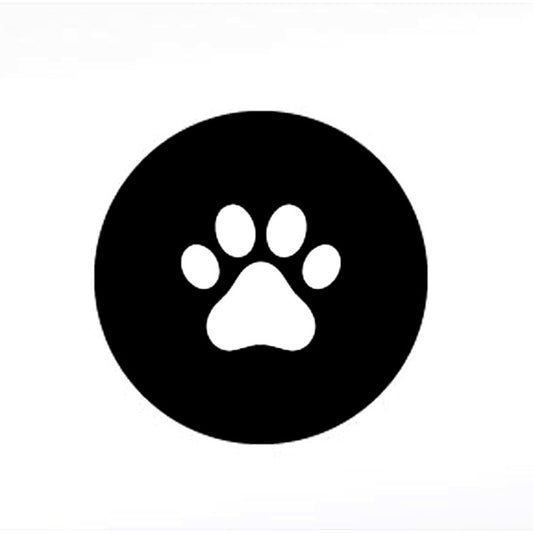 2018 NEW 12cm*12cm Cartoon Funny Dog Paw Print Vinyl Graphic Decal Car Sticker Decoration