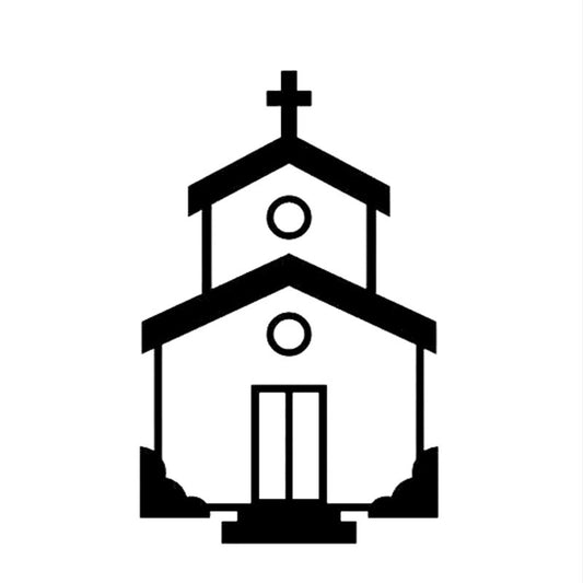 New Fashion  16*10CM HOLY CHURCH personal car sticker Car Accessories vinyl body Car Decals and Sticker