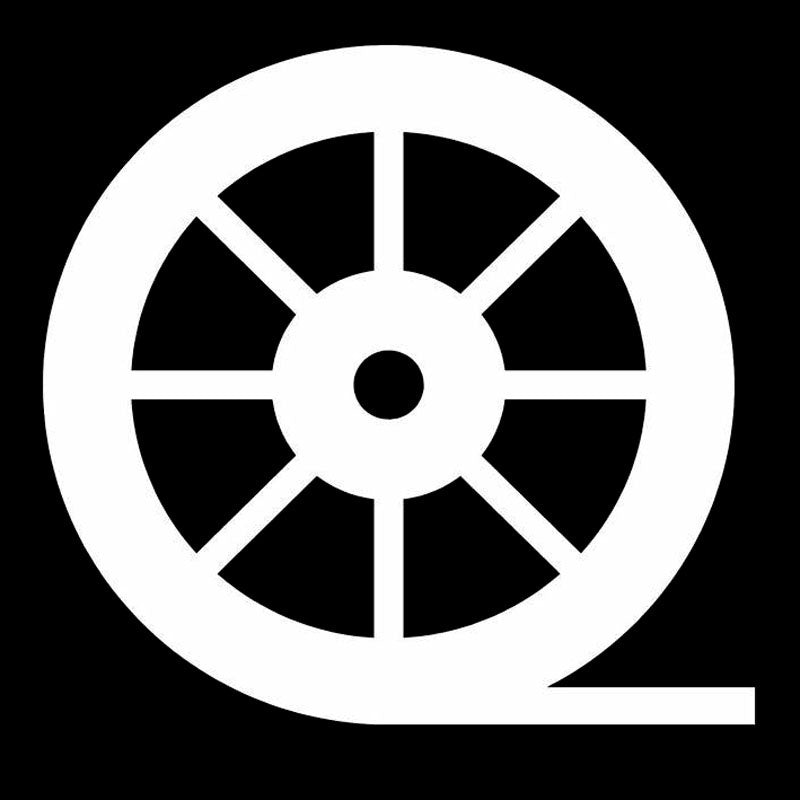 14.9cm*14.2cm Movie Film Reel Old Car-Styling Motorcycle Car Sticker