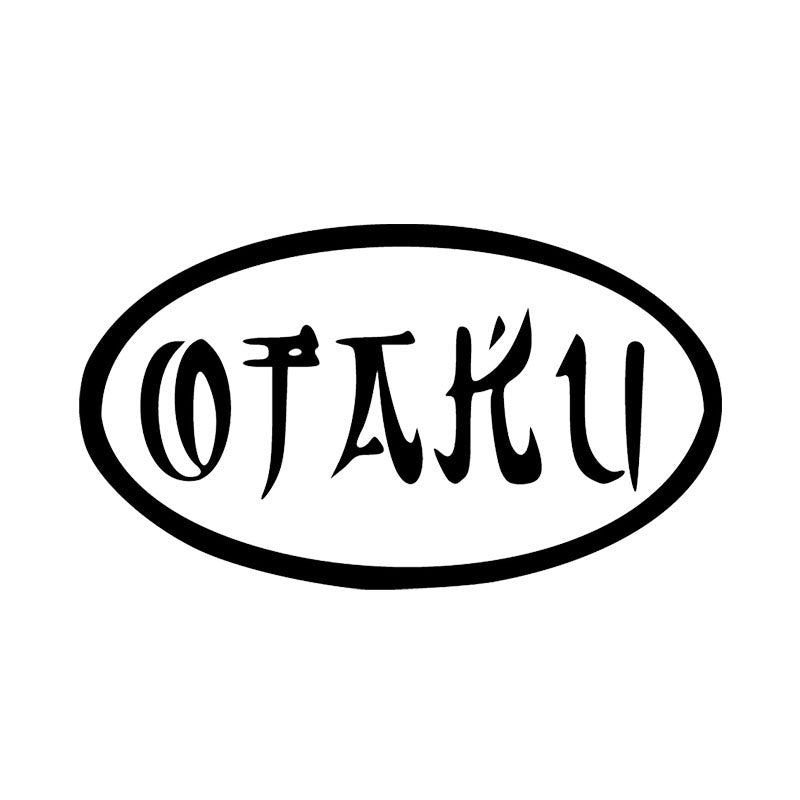 High-quality 15.5x8.8CM OTAKU Funny Vinyl Decals  Car Sticker Motorcycle Car-styling