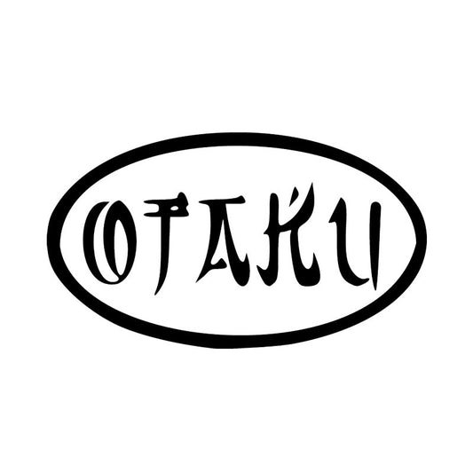 High-quality 15.5x8.8CM OTAKU Funny Vinyl Decals  Car Sticker Motorcycle Car-styling