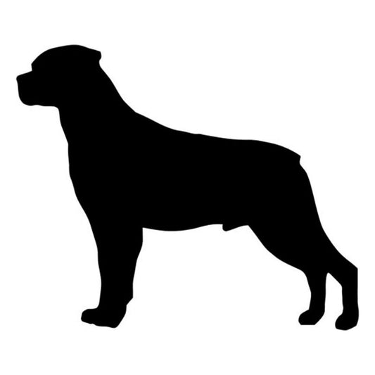 New Hot 11.6*9.7CM Rottweiler Dog Vinyl Decal  Silhouette Car Stickers Car Tail Styling Accessories