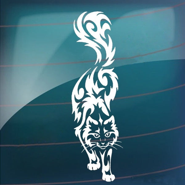2018 NEW 1PCS 6.1*20CM Car Styling  Funny Cartoon Decals Classic Pet Cat Vinyl Car Sticker Accessories