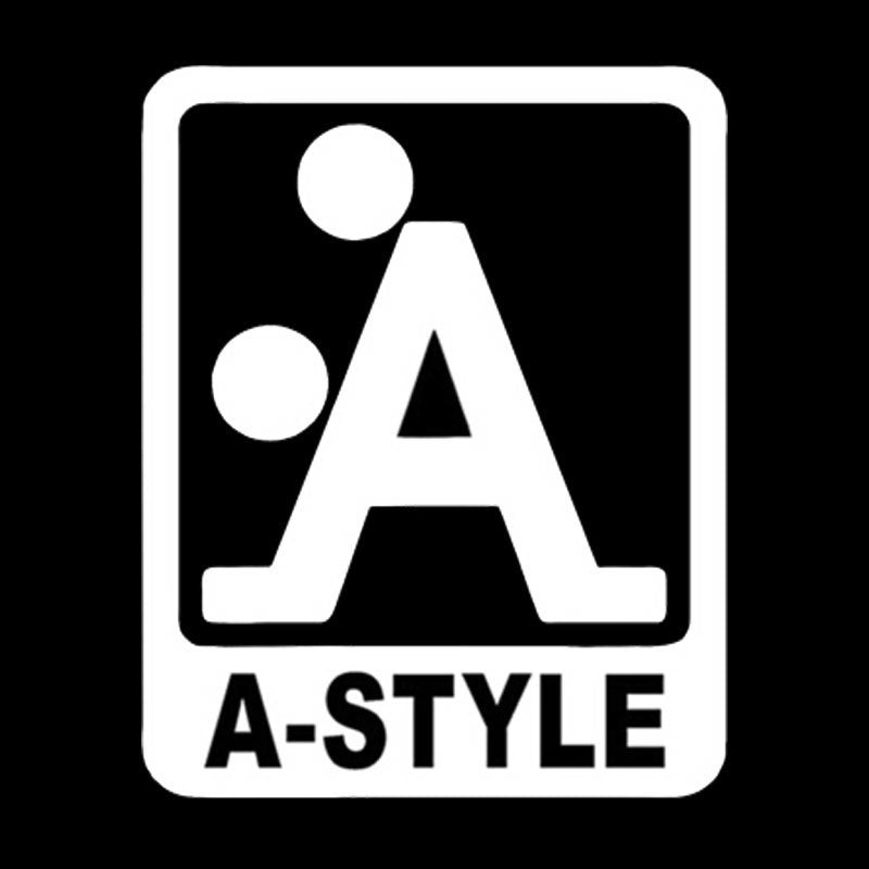 Fashion 11.8cm*14.8cm Personality A-STYLE Vinyl  Window Car Stickers Accessories