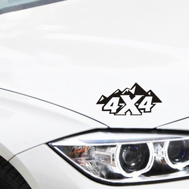 New Fashion 1PC 6.8*13.7CM 4*4 Off Road Fast Drive Stickers Car Styling  Motorcycle Car Stickers And Decals Exterior Accessories
