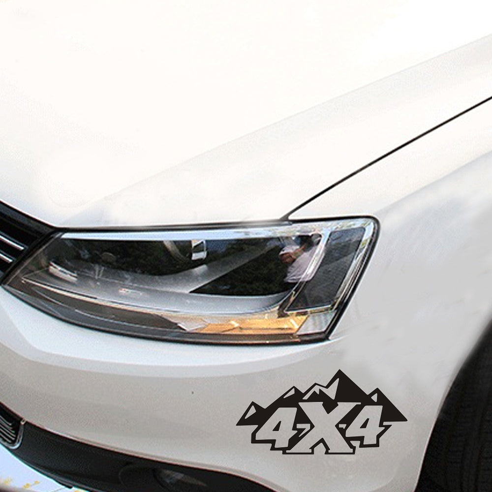 New Fashion 1PC 6.8*13.7CM 4*4 Off Road Fast Drive Stickers Car Styling  Motorcycle Car Stickers And Decals Exterior Accessories