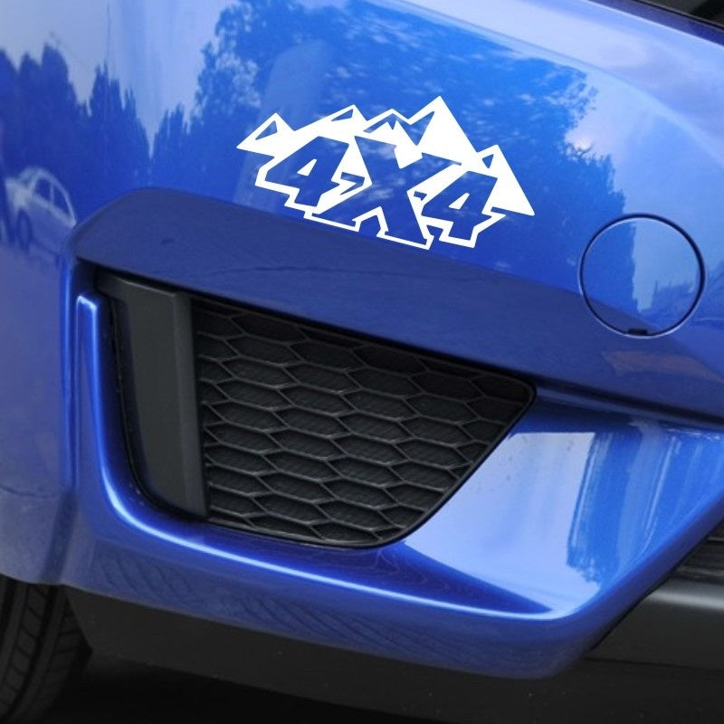 New Fashion 1PC 6.8*13.7CM 4*4 Off Road Fast Drive Stickers Car Styling  Motorcycle Car Stickers And Decals Exterior Accessories