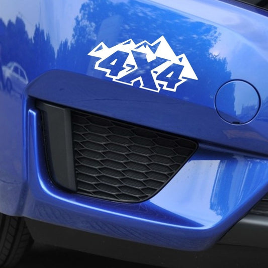 New Fashion 1PC 6.8*13.7CM 4*4 Off Road Fast Drive Stickers Car Styling  Motorcycle Car Stickers And Decals Exterior Accessories