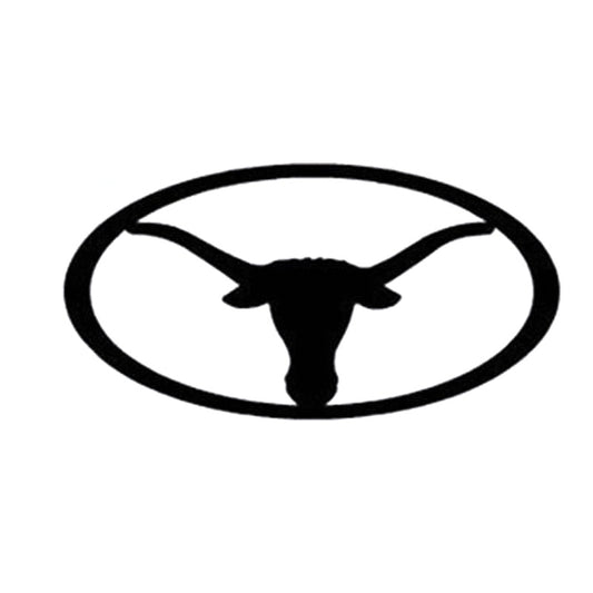 New Brand 15cm*7.8cm Originality Long Horn Cow Vinyl Car-styling Decal Car Sticker