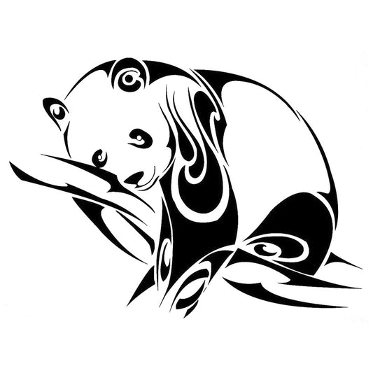 High-quality 1PCS 16.4cm*12.1cm Animal Panda  Car Sticker Decal Car Decoration Accessories