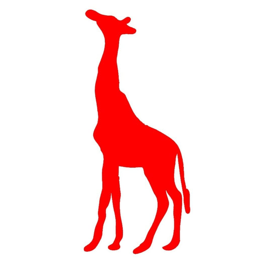 Fashion Cute Wild Animals Giraffe Car Sticker for Truck Window Bumper Laptop Kayak Kindergarten Zoo Home Car Decor Vinyl Decal 4 Colors