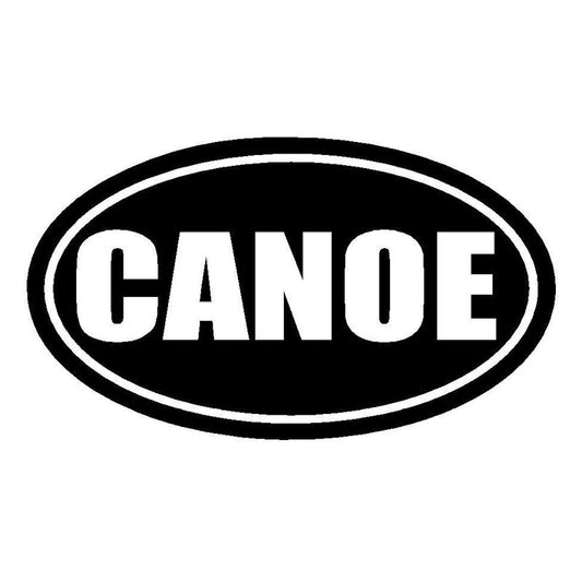 Hot 15.5X9CM CANOE Vinyl Decal Sticker Paddle Kayak Outdoor Sports Originality Car Sticker