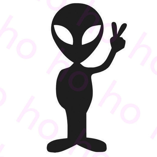 New Fashion Alien Car Laptop Window Decal Vinyl Sticker Holloween