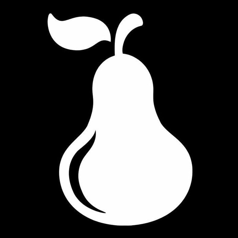 New Hot 10.1cm*14.7cm Large Pear Fruit Vinyl Stickers Decals Car Styling Decor