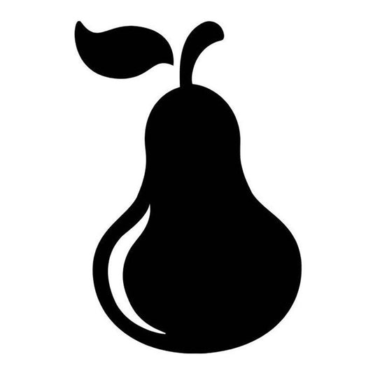 New Hot 10.1cm*14.7cm Large Pear Fruit Vinyl Stickers Decals Car Styling Decor