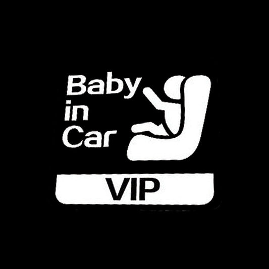 New Fashion 17cm*14cm  BABY IN CAR VIP Cute Vinyl Sticker Accessories