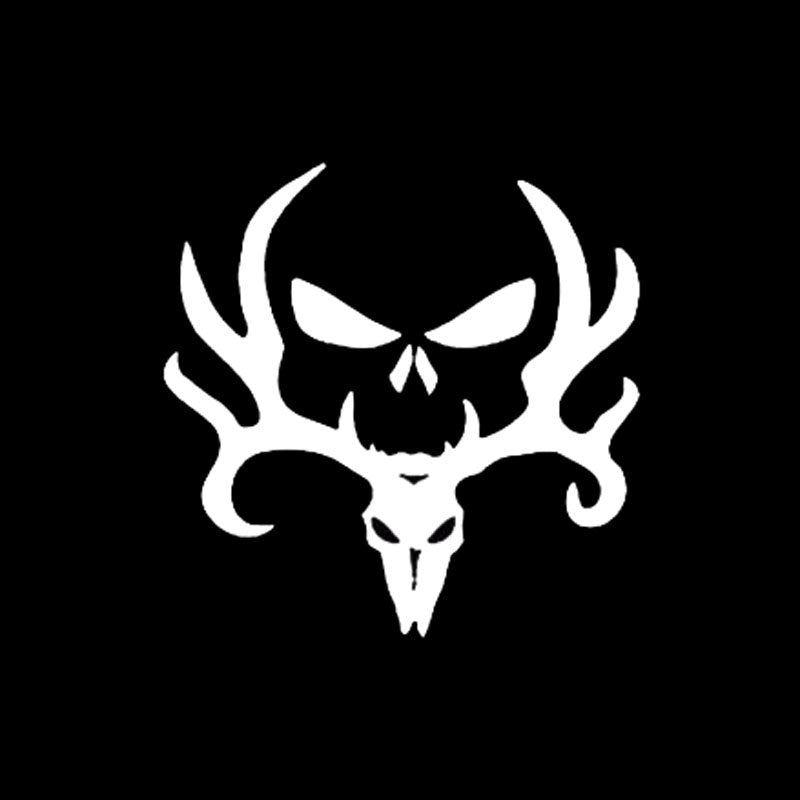Hot 1PCS 12.7*12.6CM Deer Hunt Car Styling Vinyl Decal Hunting Cool Symbol Window Car Sticker Decal