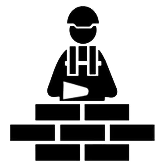 New Fashion 12.7cm*13.5cm Bricklayer Masonry Creative Vinyl Car Sticker Car-Styling