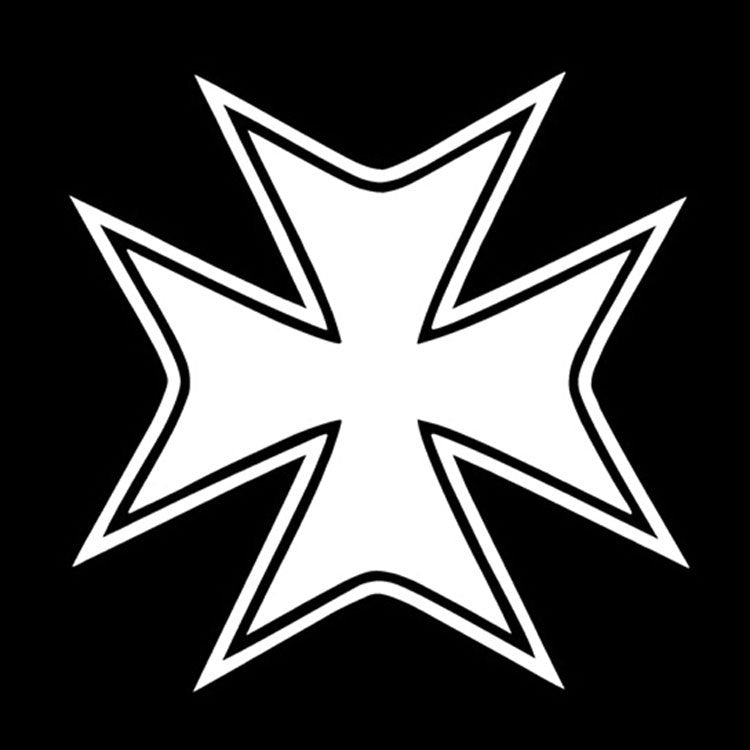 Hot 12.5*12.5CM CROSS Decoration Car Stickers Decals Motorcycle Car Styling