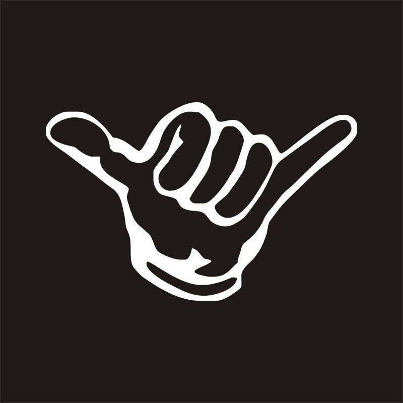 2018 NEW 1PCS 15*9.5CM Vinyl PVC Finger Funny Car Window Sticker Decal Car Decoration Accessories