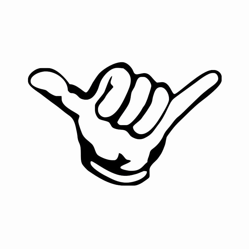 2018 NEW 1PCS 15*9.5CM Vinyl PVC Finger Funny Car Window Sticker Decal Car Decoration Accessories