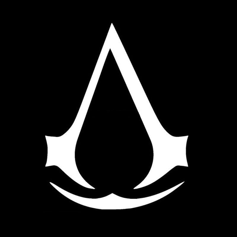 10*12.5CM Assassin's Creed Logo Car Sticker Decals Creative Personality Decorative Stickers Motorcycle Car Decals