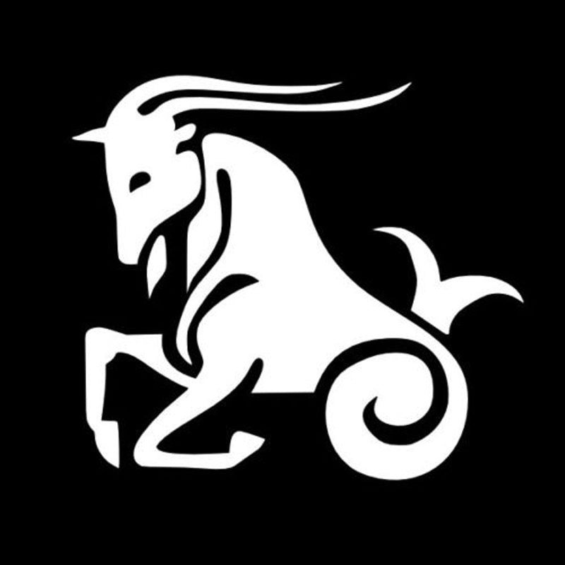 New Fashion 15.1cm*13.6cm Capricorn Decor Vinyl Stickers Motorcycle Decal Car-Styling