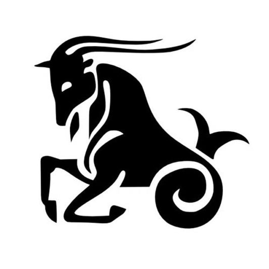 New Fashion 15.1cm*13.6cm Capricorn Decor Vinyl Stickers Motorcycle Decal Car-Styling