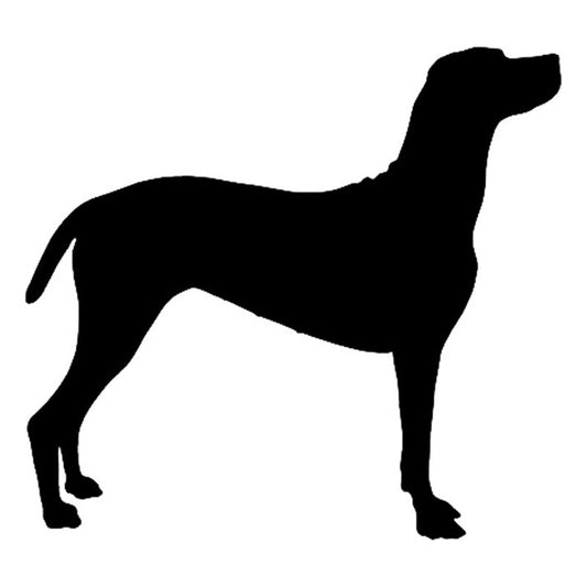 New Hot 13.7*12.7CM Hungarian Vizsla Dog Heart Vinyl Decal Silhouette Car Stickers Car Styling Truck Accessories