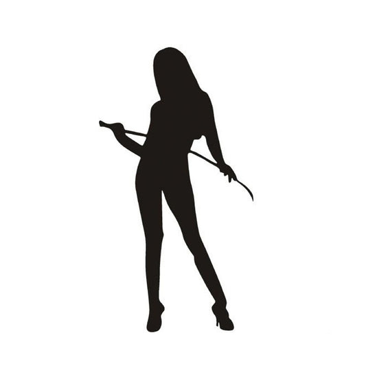 Hot 15*8CM Personalized Car Stickers Flirty Temptation Angel And Devil Beautiful Car Stickers