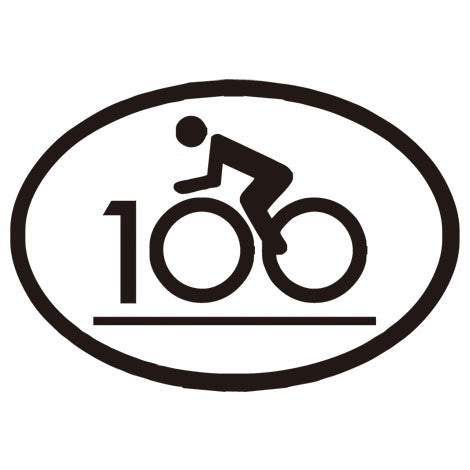 New Hot 1PCS 12.7*8.8CM Cycling Century Vinyl Bicycle Decoration Decals Sport Car Sticker Removable Self Adhesive Window Decals Car Styling