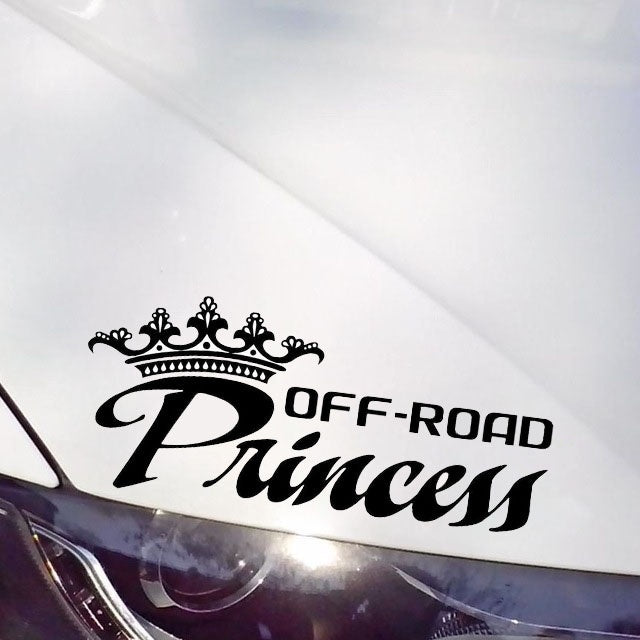 Hot 1PCS 17.8CM*7.6CM Girl Off Road Princess Car Sticker And Decals Motorcycle Car Styling Accessories Sticker