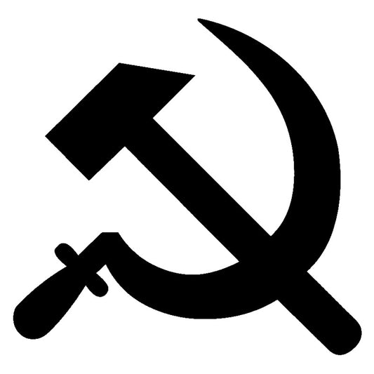 15cm*14.5cm Communist  Car Sticker Motorcycle Vinyl Decal