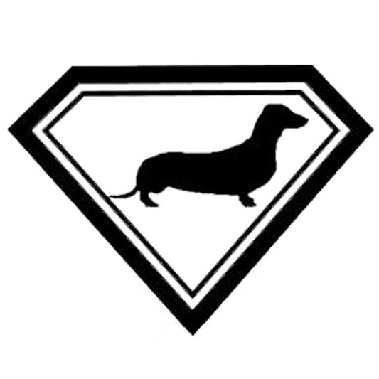 New Fashion 19*14.2CM Dachshund Dog Vinyl Decal  Car Stickers Car Styling Truck Accessories