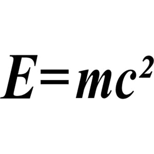 15.5X4.4CM E=MC2 Love math Originality Vinyl Decal Car Sticker