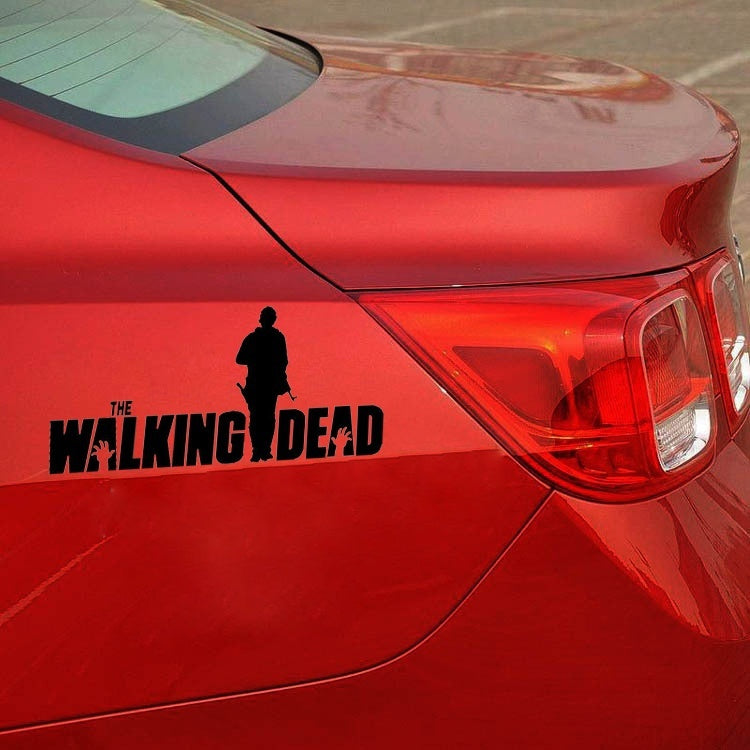New Brand 1PCS 9.1*20CM THE Walking Funny Stylish Cute Vinyl Car Sticker Decal