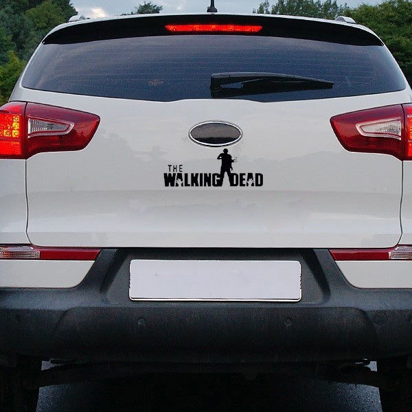 New Brand 1PCS 9.1*20CM THE Walking Funny Stylish Cute Vinyl Car Sticker Decal