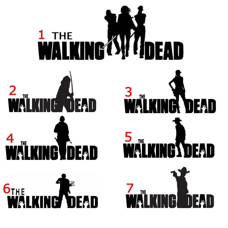 New Brand 1PCS 9.1*20CM THE Walking Funny Stylish Cute Vinyl Car Sticker Decal