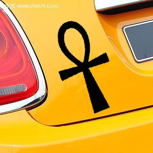 Fashion 7 Colors Ankh Egyptian Mystery Symbols Cross Decoration Car Sticker Motorcycles Car Styling Waterproof  Vinyl Decal