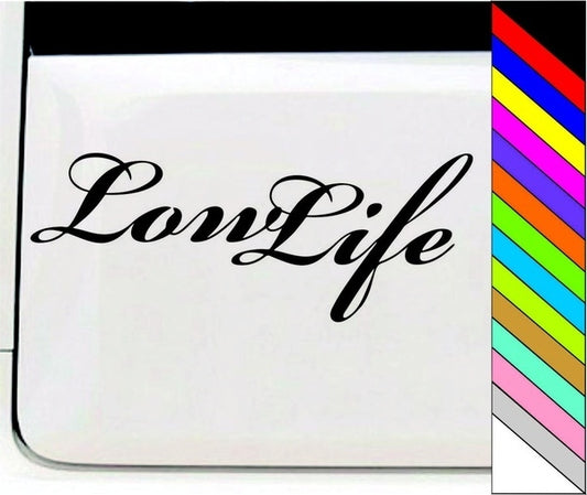 New Fashion Funny LowLife JDM Sticker Car Truck Window Decal Car Door Bumper Decor Waterproof