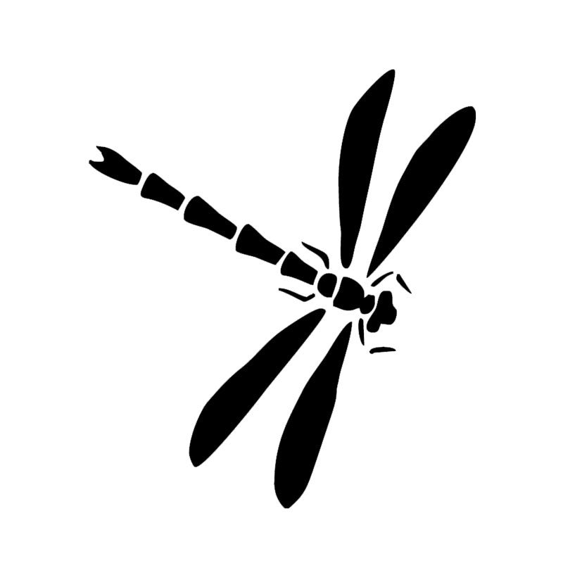 New Hot Exquisite Insect Dragonfly Art Silhouette Car Stickers for Wall SUV Window Bumper Motorcycles Car Styling Vinyl Decal 7 Colors