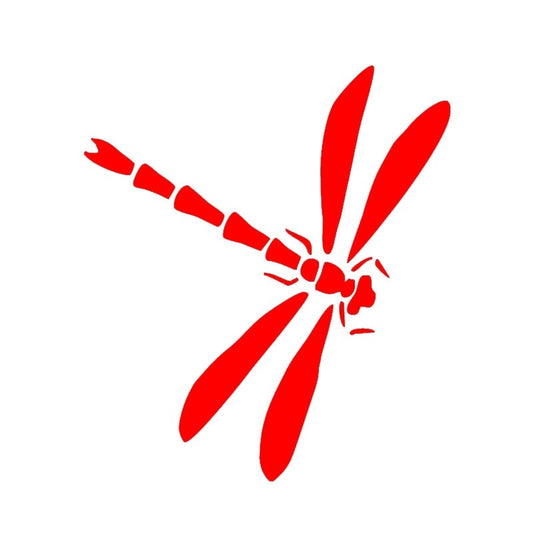 New Hot Exquisite Insect Dragonfly Art Silhouette Car Stickers for Wall SUV Window Bumper Motorcycles Car Styling Vinyl Decal 7 Colors